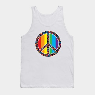 BE PROUD OF YOUR COLORS/PRIDE/LGBTQ+/PEACE/LOVE/LOVEISLOVE Tank Top